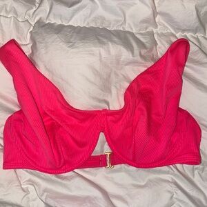 Hollister Bright Pink Bikini Top